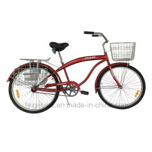 con cesta delantera y trasera 26 &quot;bicicleta de playa (FP-BCB-C051)